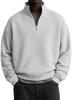 Felpa con zip da uomo per autunno inverno, casual, vestibilità larga, felpa con cappuccio