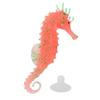 Simulation Seahorse Realistic Luminous Silicone Hippocampus with Suction for AquariumsRed