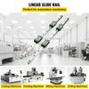 VEVOR 3PCS Linear Rail 2-167.6 cm(0.78-66 Inch), Linear Bearings and Rails with 4PCS HSR20 Bearing Block