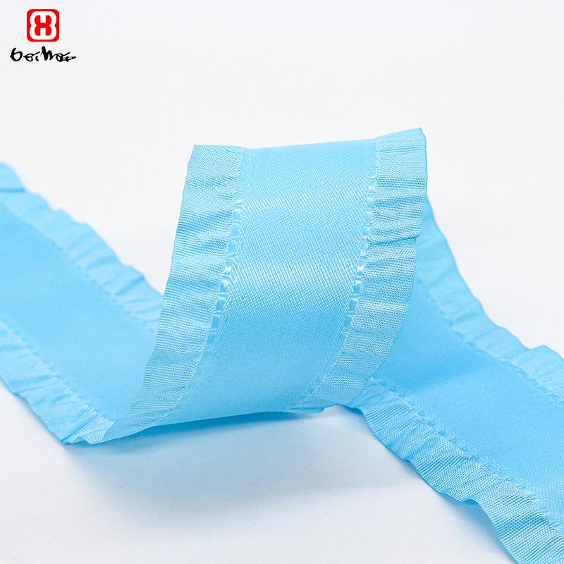 Hot Selling 40 Mm Skirt Shaped Ribbons Gift Wrapping Wedding Christmas Solid Colors DIY 25 Yards Per Roll
