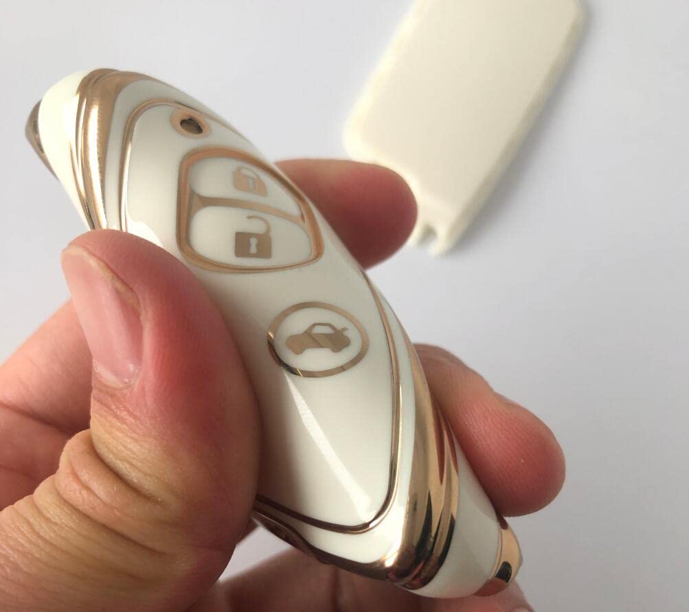 Kinotaka TPU Smart Key Cover for Toyota Cars 3 Buttons Key Case Special Design
