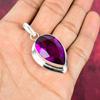 Pink Amethyst Pendant, Handmade Gemstone Pendant, 925 Sterling Silver Pendant Unique Design Jewelry