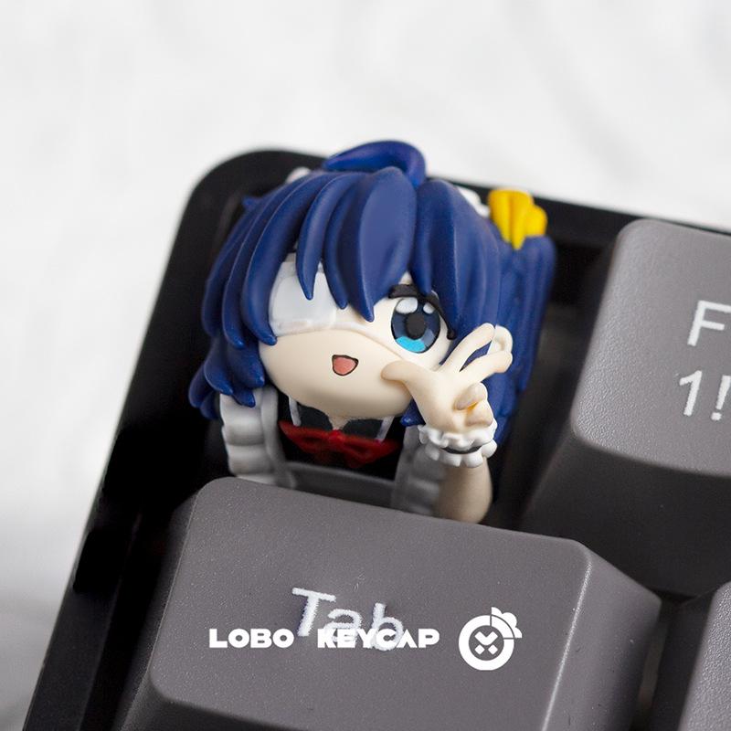 Takanashi Rikka 3D Resin Keycap for Mechanical Keyboards