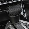 Car Gear Shift Cover,PU-Leather Shift Lever Cover Gearbox Shifter Knob Protector