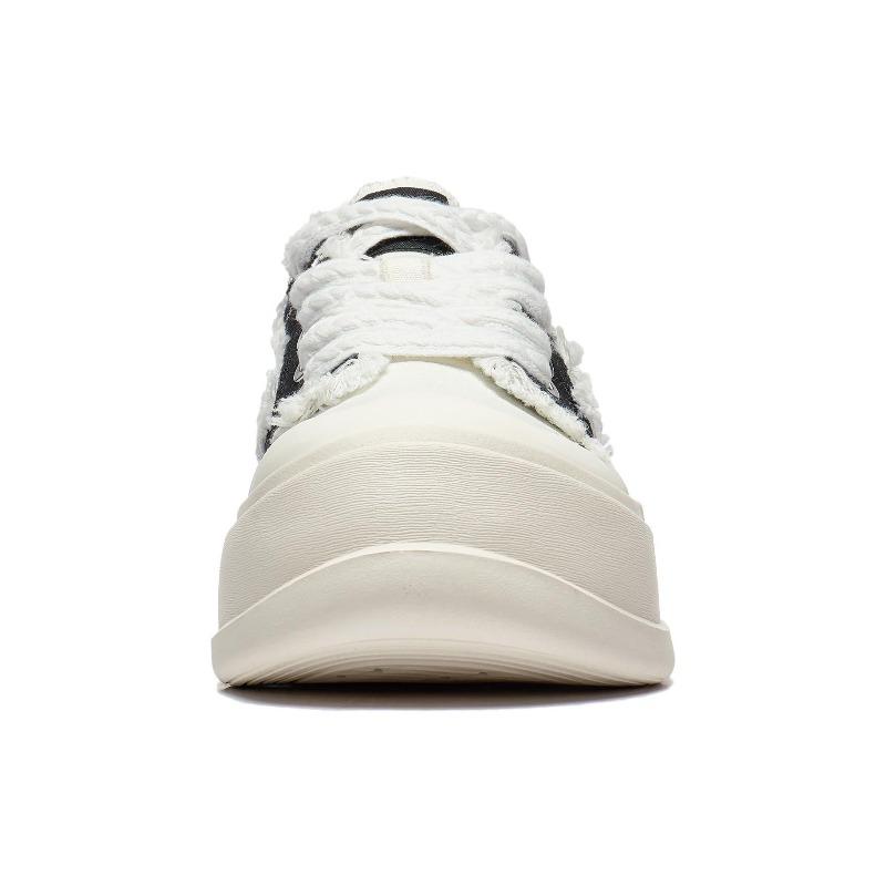 Disney X Li-Ning Honey Platform Women's Low-Top Lifestyle Shoes Black White AGCT042-1