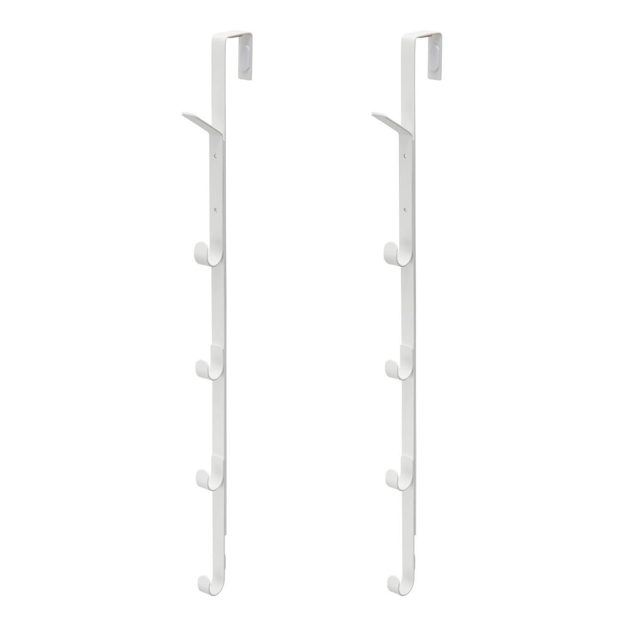 

of Belca Extendable Door Hanger Easy Extendable Door Set of White Width x Depth 9cm x Height Suitable for Door Clothing Bag Hat with Cushion [Set 2] - белый