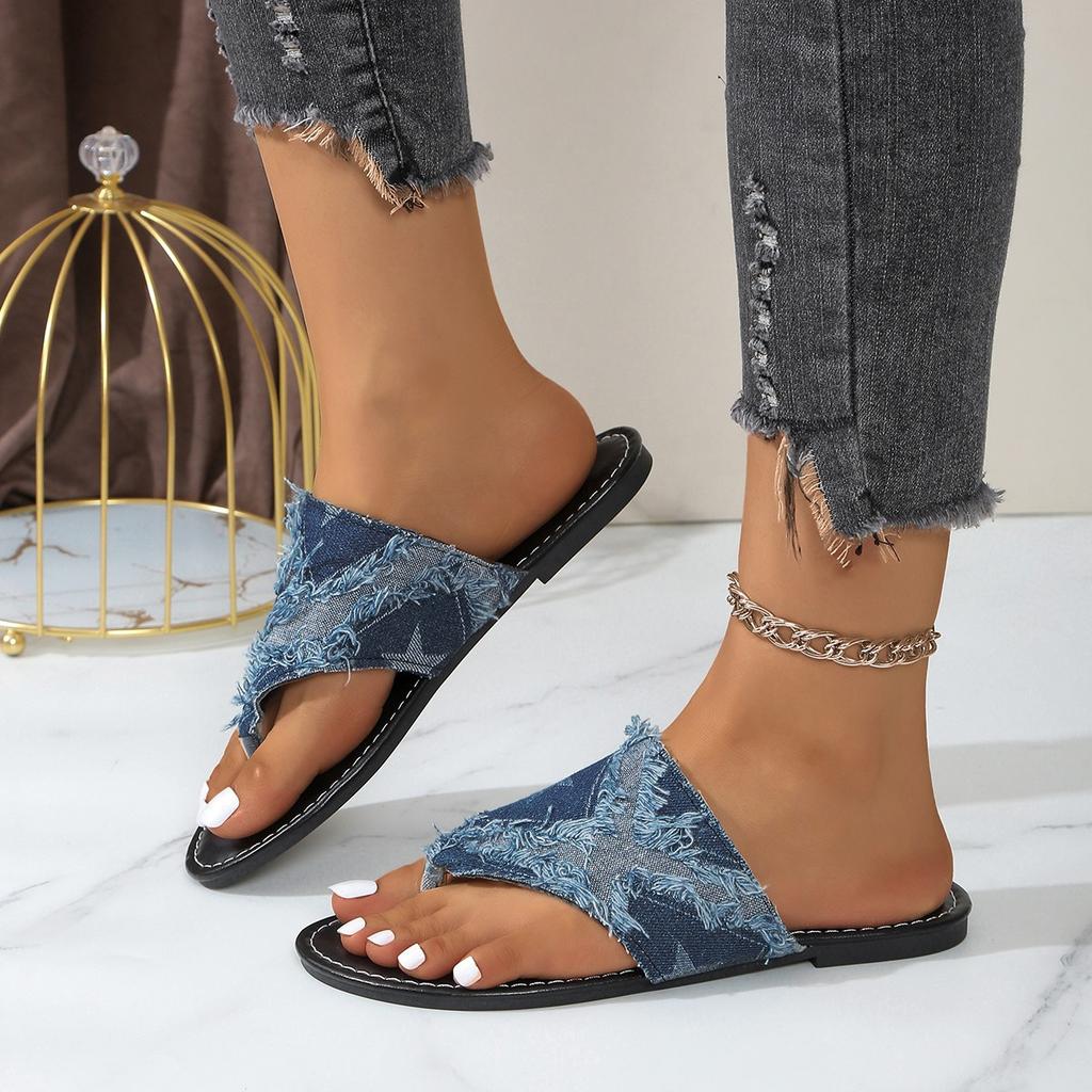 Women Slippers 2024 New Flat Peep Toe Sandals Flip Flops Summer Casual Beach Slippers Luxury Flat Shoes Slides Women