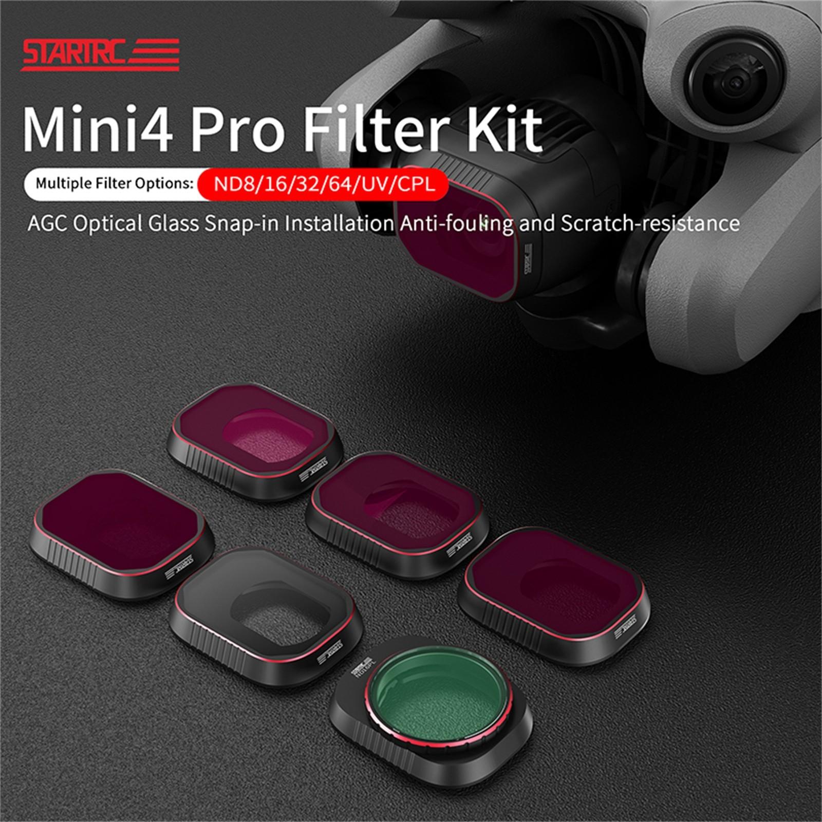 

Подходит для набора фильтров Mini4 Pro из шести частей CPL UV ND8 16 32 64