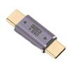 USB C Male to Male Adapter PD 100W 8K 40Gbps High Speed Charging HD Transmission Gold Plated Type C