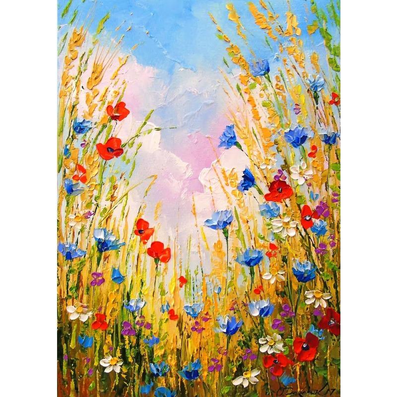 

Современная природа Эстетика Полевые цветы Пейзаж Арт Постер Холст Масляная живопись Фреска Гостиная Спальня Украшение дома Без рамы 21cm×30cm NoFrame