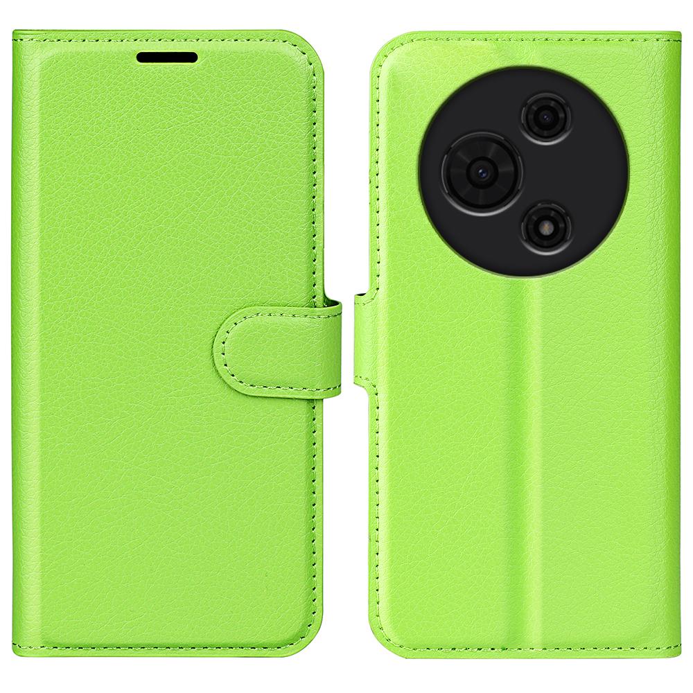 For TCL 605 4G Case Litchi Texture Shockproof Leather Wallet Phone Cover