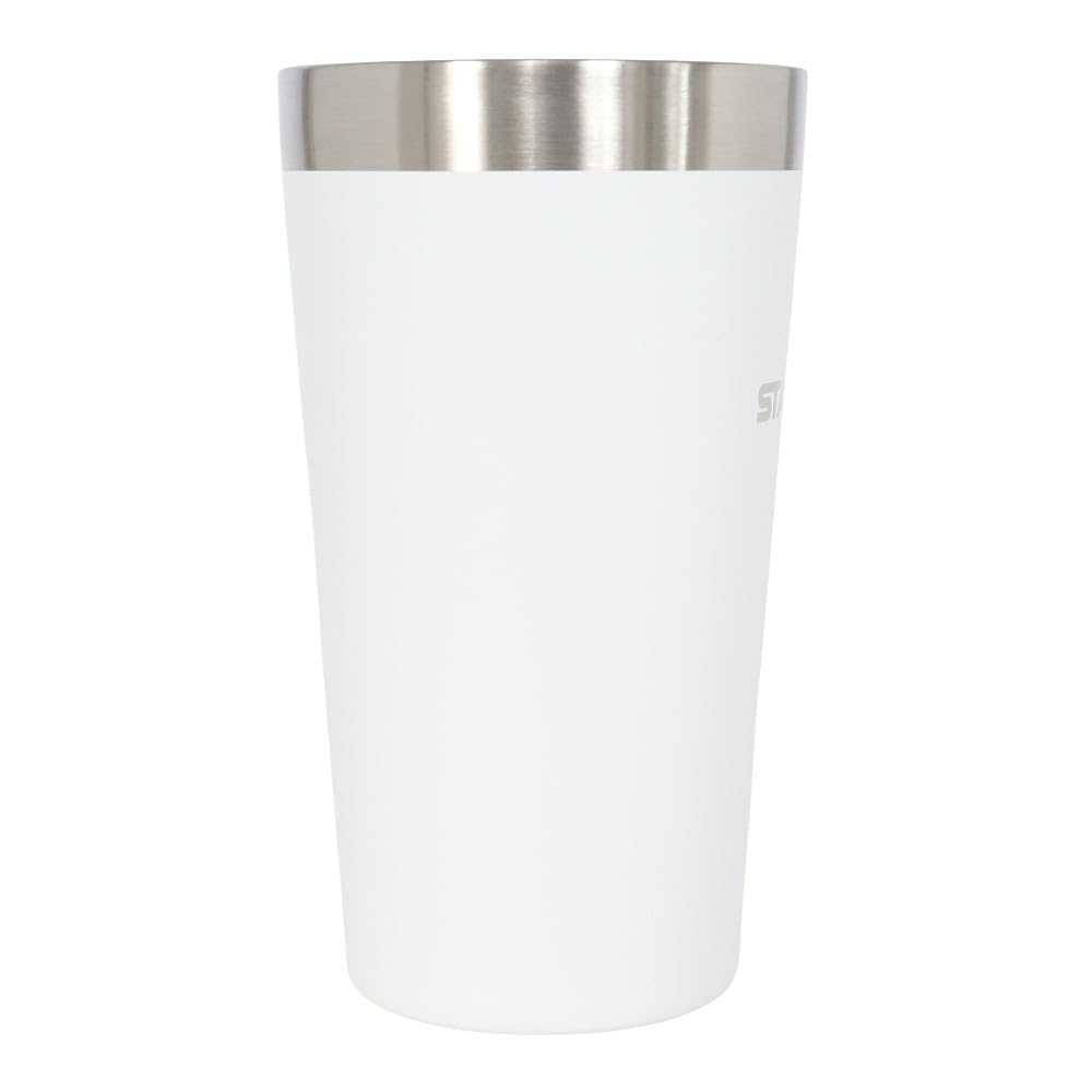 Stanley Camping Cup/Mug, 0.35L Pint, Frosted Gloss, 10-13022-035 (White/FF)