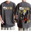 2026 One Piece Sanji Graphic Unisex Summer New Arrival Hip‑Hop Streetwear Y2K Oversized Casual Family Matching Top Women And Men T-shirt