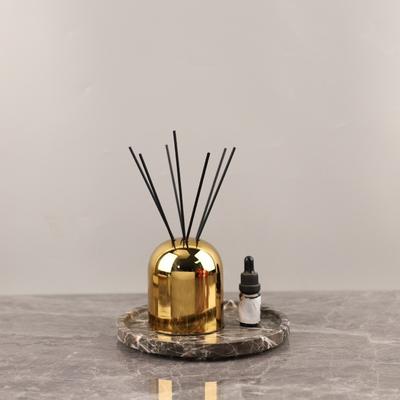 Light Luxury Gold Metal Aromatherapy Bottle Empty Bottle Living Room Cloakroom Washbasin Aromatherapy Diffuser Bottle