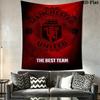 Man Utd D Wall Hanging Printed Fabric Blanket Decorative Tapestries for Bedroom Living Room Home Decor