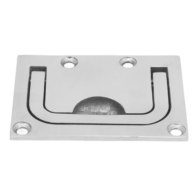 Marine Stainless Steel Pull Rings Fine Polishing Quadrate Marine Accessories for Furniture Cabinets