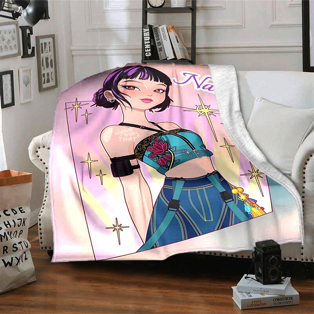 Custom Name Starlit Fashion Journey blanket for Couch & Bed, Plush Cozy Fuzzy Blanket Super Soft & Warm Blankets for Fall and Winter. 0908149