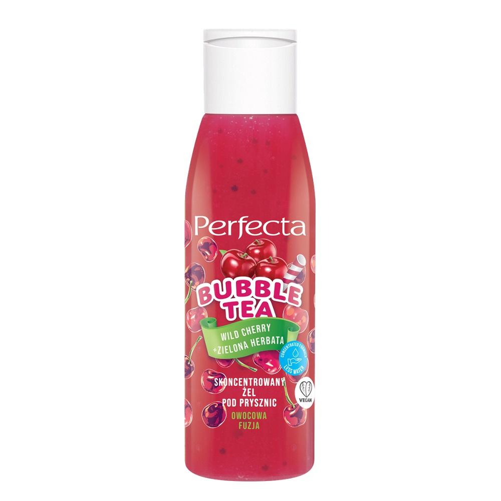 Perfecta Bubble Tea Shower Gel with Wild Cherry & Green Tea, 100 Ml