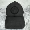 [USED] Stone Island Black Baseball Cap with Embroidered Logo