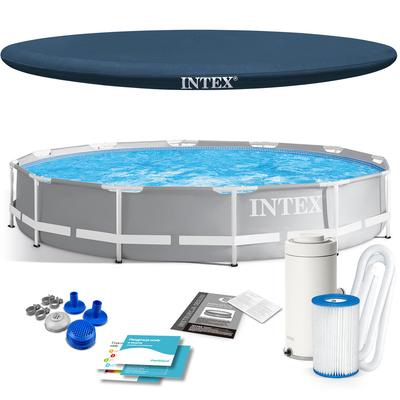 Basen stelażowy ogrodowy 366 x 76 cm 4-w-1 INTEX 26712