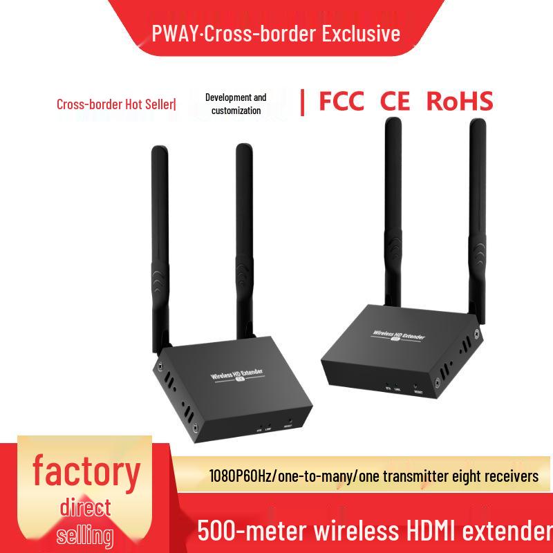 

Enterprise-Grade HDMI Wireless Transmitter & Extender: 30-200m, One-to-Many/Many-to-One Screen Projection