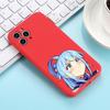 Urocze etui na telefon Konosuba Aqua dla iPhone 14 11 12 13 Pro Max X XR XSMax 6 6S 7 8 Plus SE 2022 Miękkie kwadratowe kolorowe etui na telefon