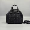 [Pre-Owned] Essential Small Black Coated Canvas Monogram Crossbody Bag - Excellent #10AREMY