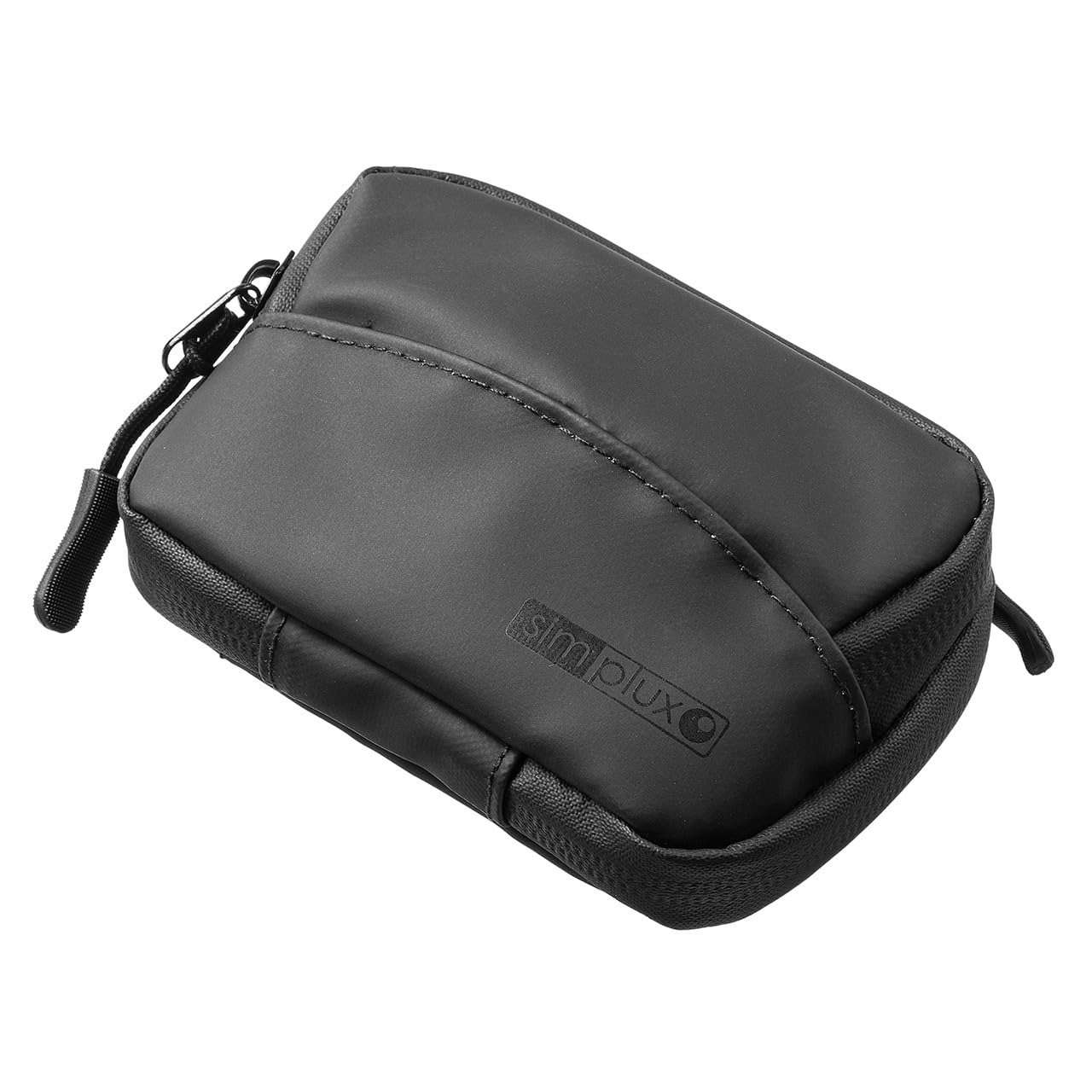 

Sanwa Direct Smart Key Case, 2 Keys, 2 Cards, Coin Purse, Waterproof, Dustproof, Watertight Zipper, Key Ring Included, Black, 200-CAR106BK