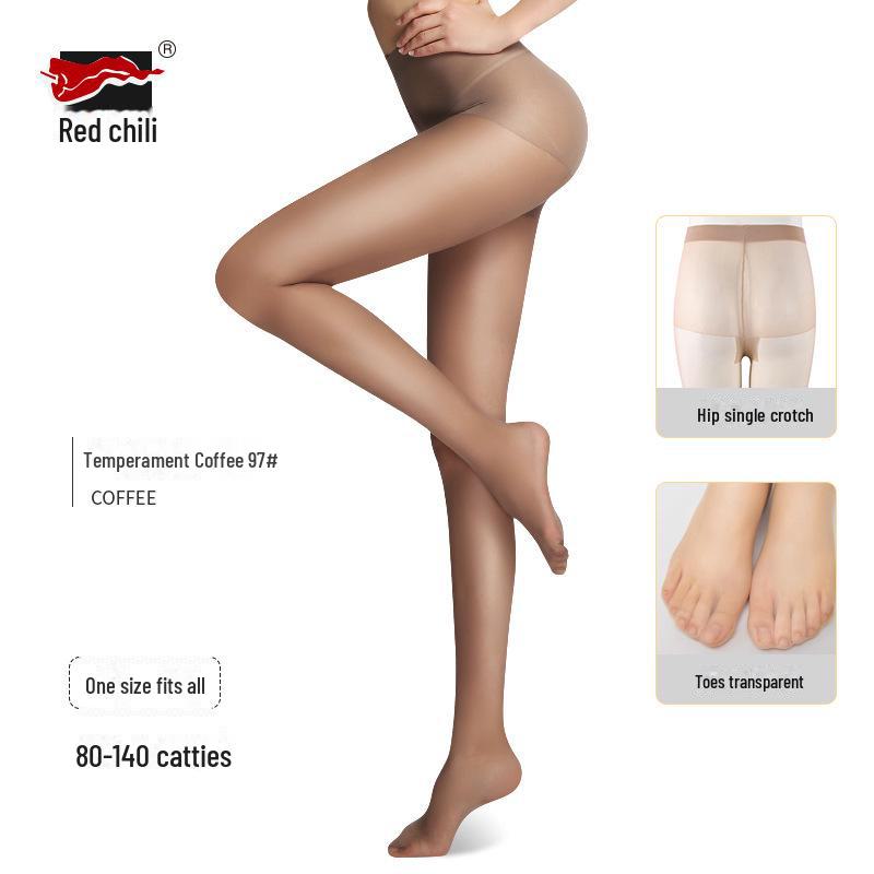 

Женские ультратонкие прозрачные чулки Red Pepper — не застревают, сексуальны и прозрачны для кожи One Size (80-140 lbs)