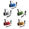 Emergency Radio Portable Solar Micro USB Hand Crank AM FM NOAA Radio with 3 LED Lights Power Bank Fo