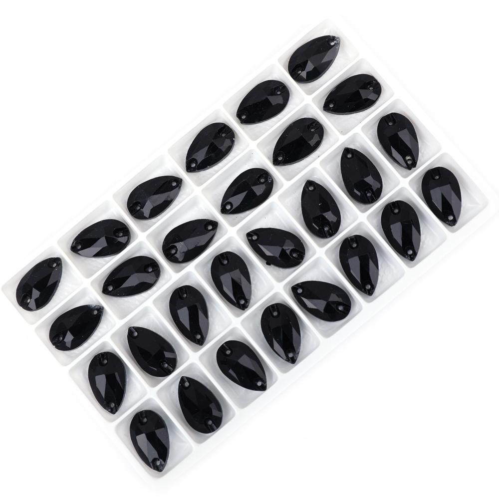 Drop Flatback Sew On Rhinestones Bulk Glass Crystal Stone for Tailoring Materials and Accessories Garment Accessories