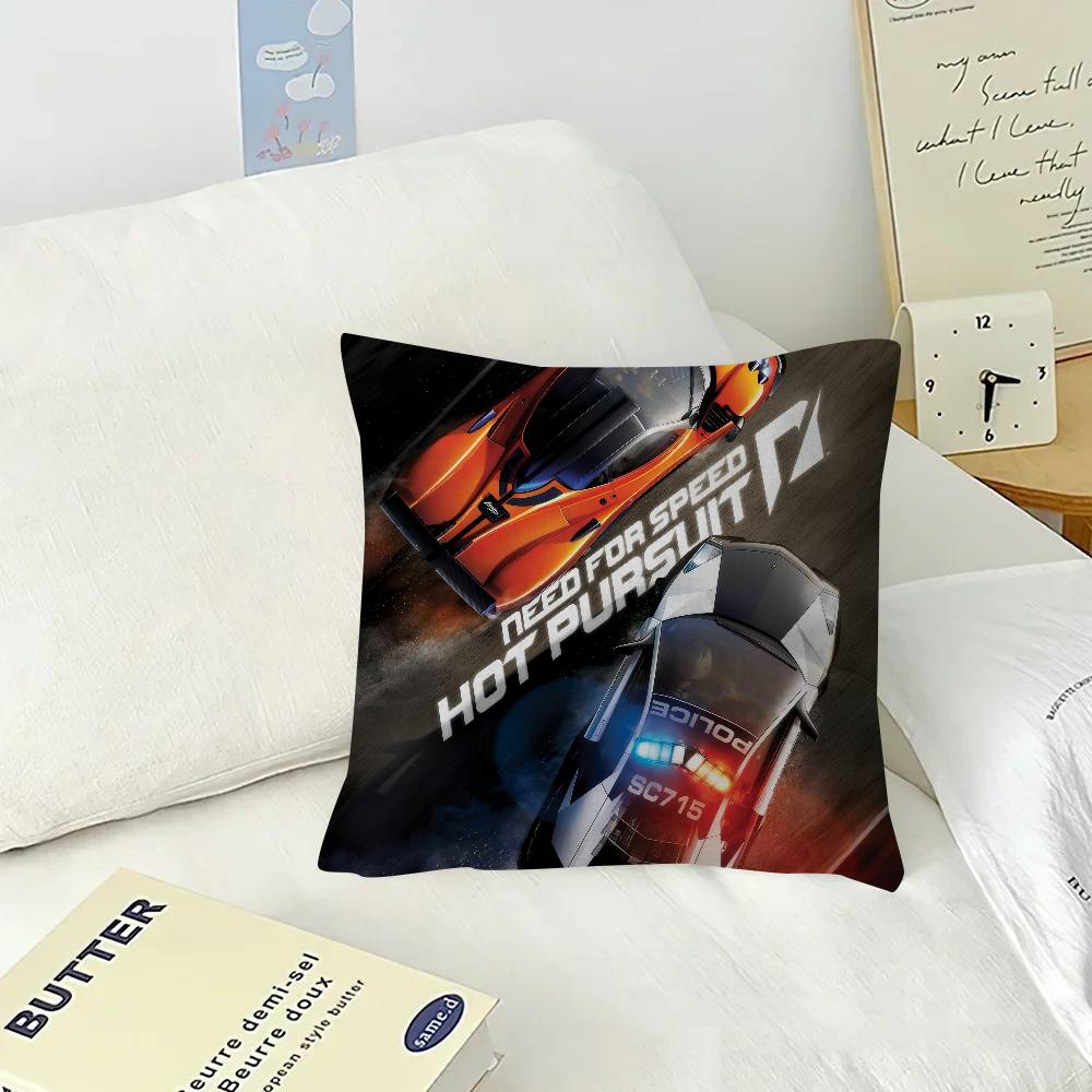 Rally N-n-need For Speed   Personalized Pillow Dust Cover Bedroom Kids Party Decoration Pillowcase Birthday Children Gift