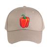 Vibrant Bell Pepper illustration for Gardening Woman Man Baseball Cap Adult Adjustable with Curved Brim Hiking Fishing Hat