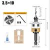 Woodworking Limit Four Edge Countersink Drill Alloy Drill Cone Drill Adjustable Depth Step Drill Screw Countersink Drill Bit