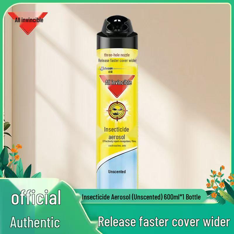New Radar Insecticide Aerosol 600ml - Natural Citrus Scent for Easy and Effective Cockroach Elimination at Home and Professional Use.