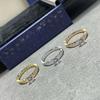 2024 New Hot Brand Vintage Women's Rings Luxury Jewelry For Women Honeycomb Designer Fashion Pure 925 Silver Lady Party Rings