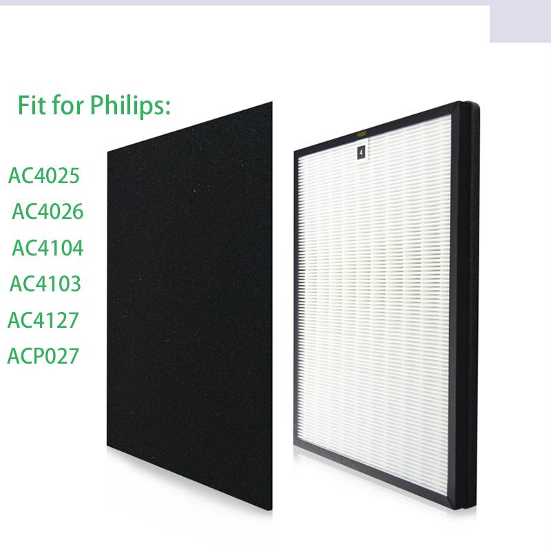 Replacement For Philips AC4026 air purifier filter AC4025 ACP027 AC4127 carbon cloth composite filter 295*240*35mm/303*247*30mm