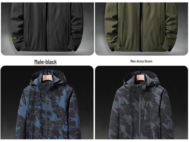 2025 Wasserdichte Windjacke: Vielseitige Freizeit-Oberbekleidung für Männer & Frauen - Ideal für Outdoor-Sportarten im Frühling & Herbst