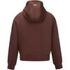 Reebok Logo Brodé Polyvalent Extérieur Décontracté Sport Sweat à Capuche Zippé Femmes hoodies Marron 24FRM102WGBR