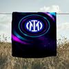 1 Stück Mi-lan FC Emblem Aufdruck Weiche Flanelldecke Überwurf für Schlafzimmer Wohnzimmer Sofa Camping Reise Fan Geschenke Weihnachtsgeschenke