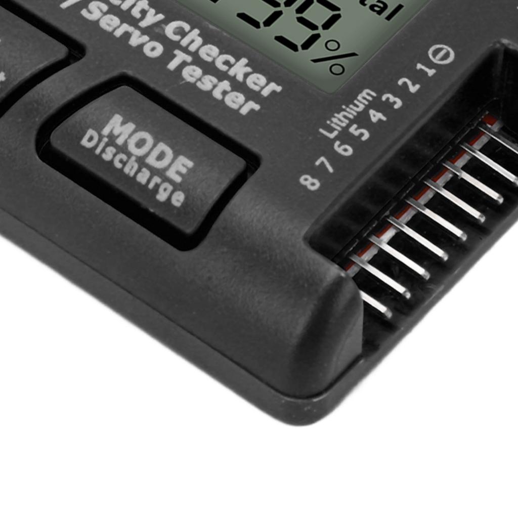 Digital Battery Capacity Checker Tester Detector Battery Balance Discharger Servo Tester for  