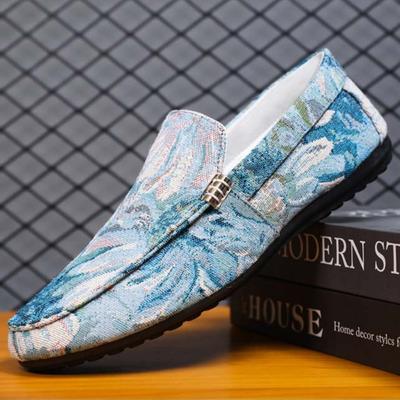 Fashion Casual Cloth Shoes Men Breathable Casual Canvas Shoes Loafers Men Shoes Fashion Zapatos Casuales