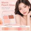 Xinxin love blush, high gloss, natural nude makeup, facial brightening, swelling, and repairing all-in-one disc