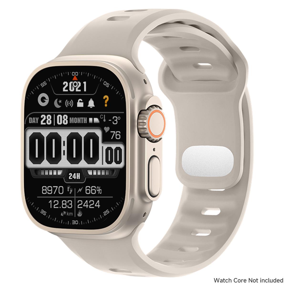 

Sport Strap For Apple Watch Band 45mm 44mm 46mm 42mm 49mm 38 41 40mm Silicone correa bracelet for iwatch Series11 10 9 8 7 6 5se Series 11 10 46mm зірка