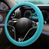 Single Pack Soft Silicone Car Steering Wheel Cover, Odorless and Anti-slip Feature