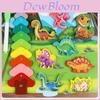Wooden Shape Matching Animals Dinosaurs Insects Puzzle Board For Kids Learning And Development