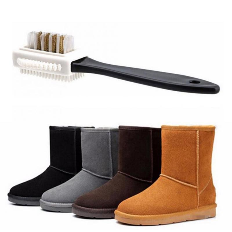 3 Side Cleaning Conveninent S Shape Shoe Brush Cleaner For Shoes Cleaning Brush Suede Snow Boot Brush Shoe Brush Cleaning Tool