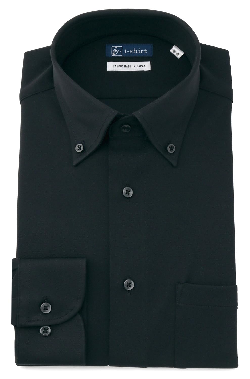 

Completely Quick Long Black M151190022 L80 circumference 41cm x Sleeve length to Japanese size [Haruyama] i-Shirt, No-Iron, 360° Stretch, Drying,