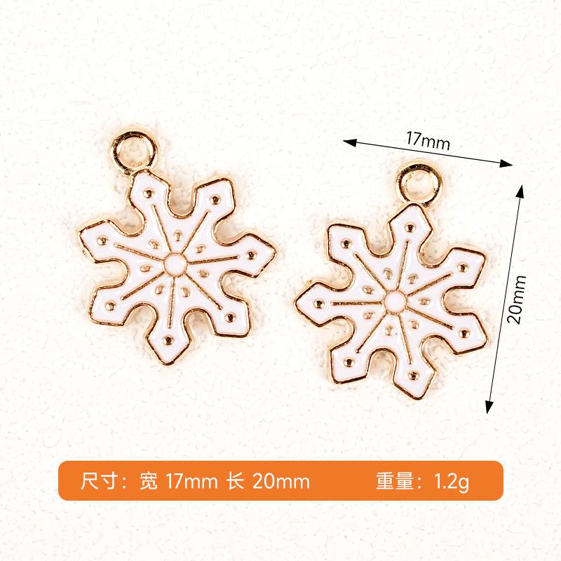 DIY jewelry accessories Christmas alloy accessories Alloy elk decoration American pendant Creative oil drop pendant