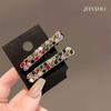 Colorful Rhinestone Zircon Duckbill Hair Clip - Elegant, Dreamy Korean & Japanese Style